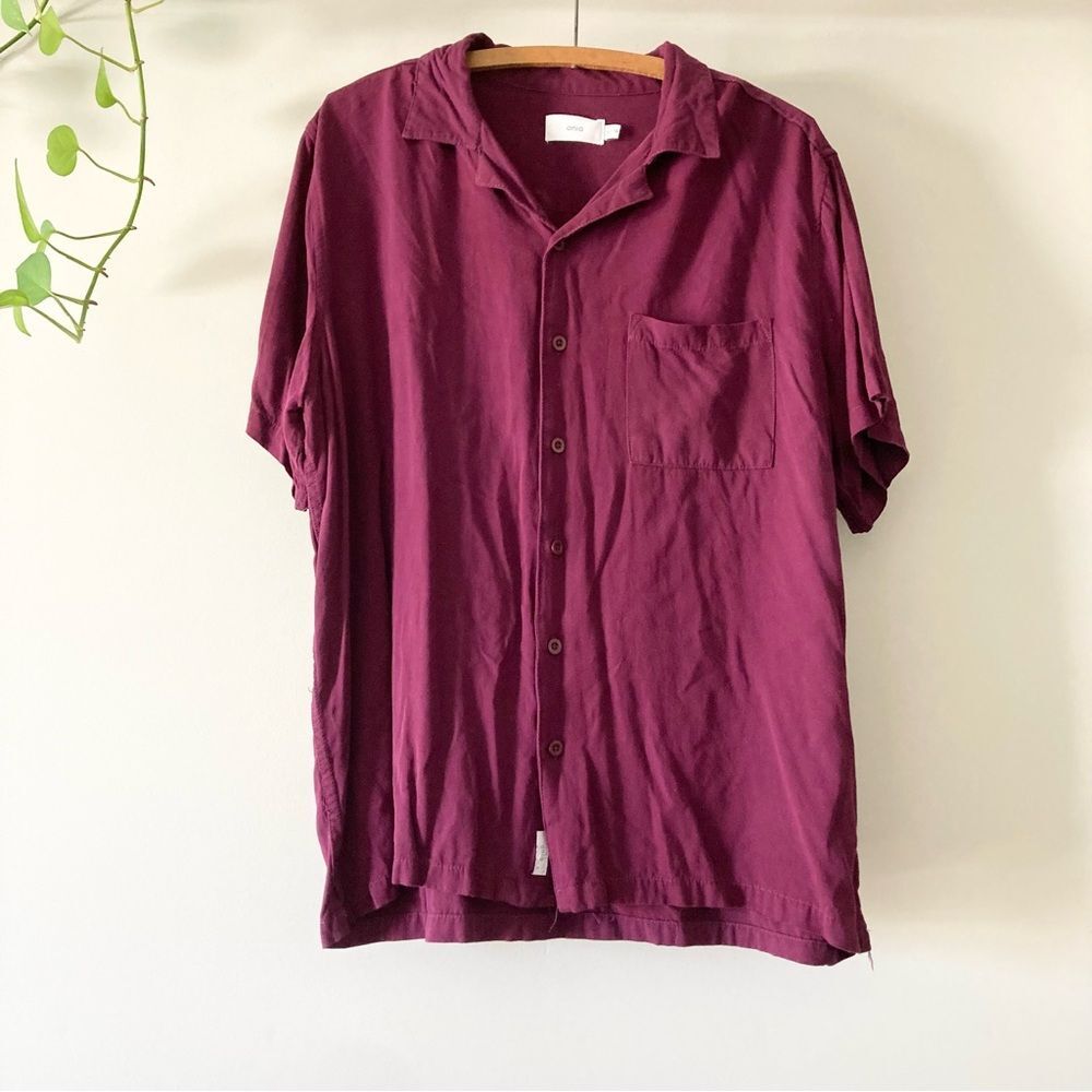 Onia 100%‎ viscose resort button down shirt XL